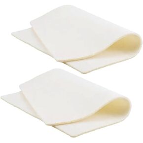 2Pcs Soft Flocking Sponge Bead Mat Rectangle Beading Mat Pad Bead Stringing Jewelry Making Work Crafting Mats for Beading, DIY Art Crafts and Jewelry Making Beading Supplies, 12.4X9.25inches, White