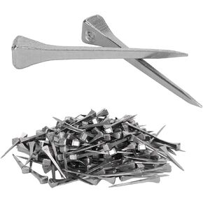Horse Shoe Nails, Horseshoe Nails Stainless Steel Horseshoe Nails Hoof Peg Securing Accessory 250PCS Firmly Horse Tool Horse Hoof Nail for Horse Training Equestrian Sports