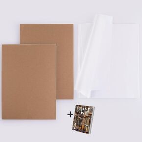 Lineco Buffered Acid Free Interleaving Tissue Paper - 10" X 15" Pack of 200 Sheets White Archival Sheet Protectors for Conserving Photo, Art, Documents & Textiles with Ebook