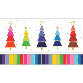 Jillson & Roberts Christmas Money Holder Gift Cards with Holographic Accents & Spot Gloss, Merriment Red (24 Count)