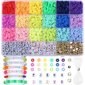 Xiannvxi 1260pcs head beads kit for stired switcle 18color 6mm ملونة لؤلؤة kandi kands kit for jews in Kuwait