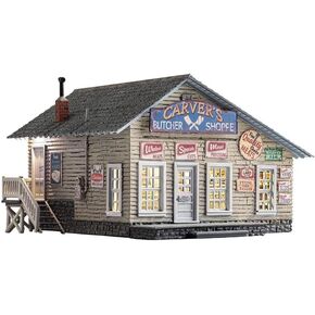 Woodland Scenics® Built & Ready® Carver's Butcher Shoppe, HO Scale