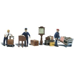 Woodland Scenics N Scale Scenic Accents Figures/People Depot Workers/Acessories