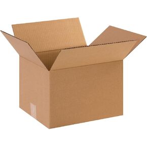 Corrugated Boxes, 12" x 10" x 8" - 25 EACH PER BUNDLE [PRICE is per BUNDLE]