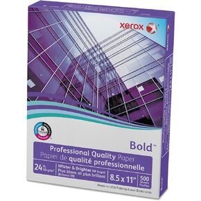 Premium Laser Paper, 98 Brightness, 24lb, 8-1/2 x 11, White, 500 Sheets/Ream