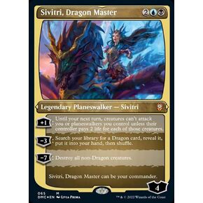 السحر: The Gathering - Sivitri ، Dragon Master (065) - Eleced - Foil - Dominaria United Commander