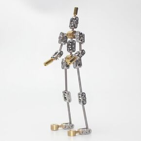 DIY Metal Stop Motion Armature Kit for Character Puppet Making for Beginenr (15CM)