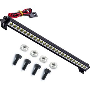 Upgrade 184mm Roof Light Bar for Axial SCX10 II TRX4 1/10 RC Car B