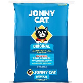 Jonny Cat Original Maximum Odor Control Scented Clay Cat Litter Bag, 20-Pound