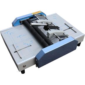 Electric Paper Book Stapler Creaser,A3 Folding Binding Machine,Adjustable Spacing for Making Booklet