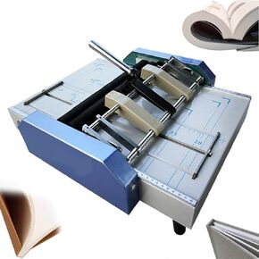 Automatic Clinch Binding Machine,A3 Saddle Stitch Flat-Clinch Binding Machine-5 Nail Positions,Perfect for Office and School Use