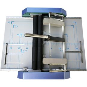Electric Paper Book Stapler Creaser,Automatic A3 Brochure Stapler Machine,5 Nail Positions for Card Folder Color Pages