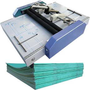 Automatic Book Binding Stapler Stitch,A3 Size Pamphlet Stapler Paper Folding Machine 2 in 1,A Variety of Binding and Folding Methods for 24/6 Type Staples