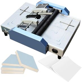 Paper Folding Machine MAX 12.4" × 17.3" Paper Bookbinding Folding Machine for Brochures Manuals Invitations - 200-300 Booklets/Hour