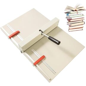 TsoLay Manual Scoring Paper Creasing Machine, 350 Mm Paper Folding Machine with 2 Positioning Baffles, Indentation Depth 0.8mm, Can Press Up to 450 Grams of Paper, for Card Photo Book Cover