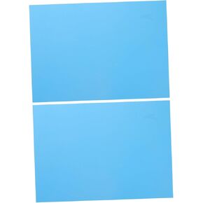 Nuobesty 2 Sheets Blue Craft Board للطالب نقش رسم مشاريع DIY مواد لمجالس الفن وورش العمل المبتدئين ودية