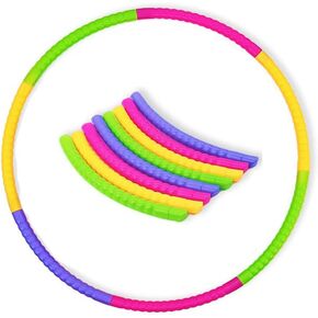 60cm Kids Hula Hoop - Adjustable & Portable - Ideal for Indoor & Outdoor Play, Fitness, and Fun