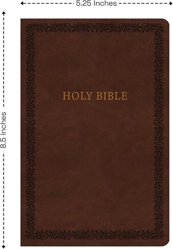 Personalized Soft Touch NIV Holy Bible with Custom Name Includes Up to 3 Rows of Text | Custom Gift for Christian & Religious Celebrations (Brown) in Saudi Arabia