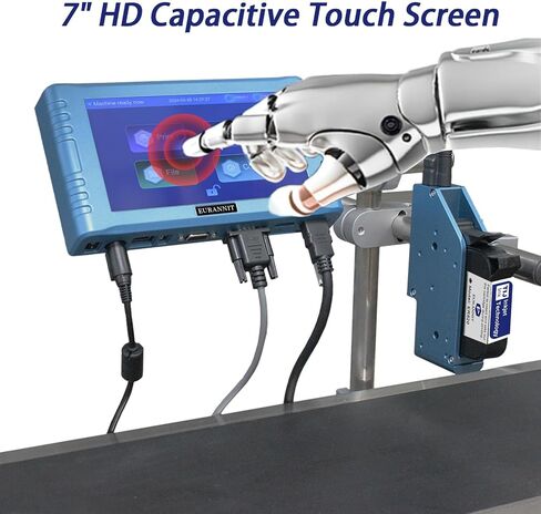 Automatic Inkjet Coding Machine for Production Line, 260E TIJ Inkjet Printer with 7" Touchable Screen for Date/Batch/QRCode/Barcode/Logo etc (1 Nozzle / 0.5 in) in Saudi Arabia