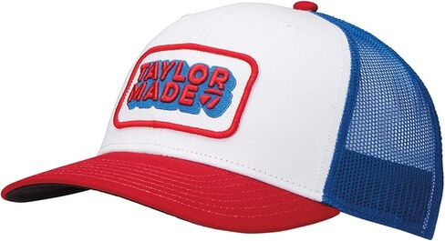 Men's Standard Retro Trucker Hat, White in Saudi Arabia