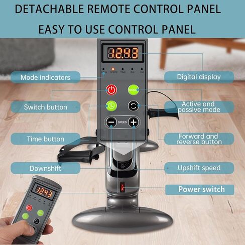 جهاز تمرين الدواسات الكهربائية، إعادة تأهيل التمارين ذات التأثير المنخفض للذراعين والساقين، دراجة تمرين كهربائية صغيرة مع واقيات للساق، بدون مقاومة، مناسبة للمنزل ومركز إعادة التأهيل والمكتب... in Kuwait