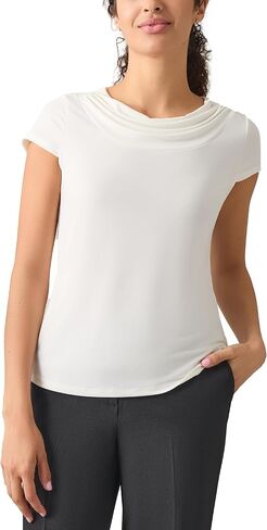 Kasper Women's Cowl Neck Ity Top in Saudi Arabia
