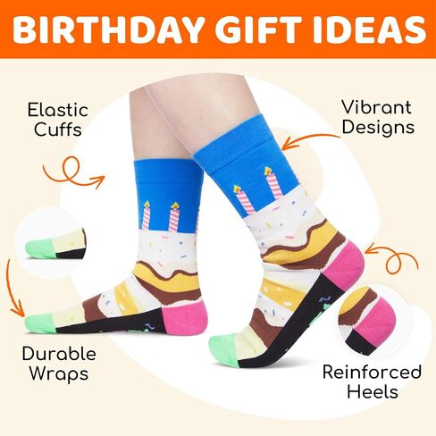 HAPPYPOP 25th Birthday Gifts Ideas Socks - Gifts for Guys in Their 25s, 25 Year Old Gifts for Men Women, 25th Birthday Socks in Saudi Arabia