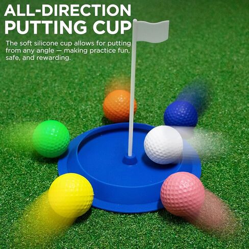 KINGTOP Adjustable Golf Putters for Men and Women, Right and Left Handed Two-Way Golf Putter Club for Kids | Teens | Adults, Putting Training Combo Pack with Putting Cup and Practice Foam Balls in Kuwait