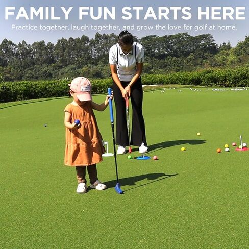 KINGTOP Adjustable Golf Putters for Men and Women, Right and Left Handed Two-Way Golf Putter Club for Kids | Teens | Adults, Putting Training Combo Pack with Putting Cup and Practice Foam Balls in Kuwait