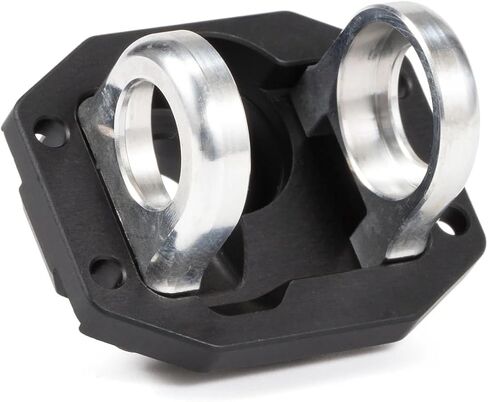 Aluminum Front Rear Diff Cover Bearing Retainers Third Member Set for Vanquish F10 Portal/Straight Axle H10 Optic Upgrade (Rear Diff Cover BK) in Kuwait