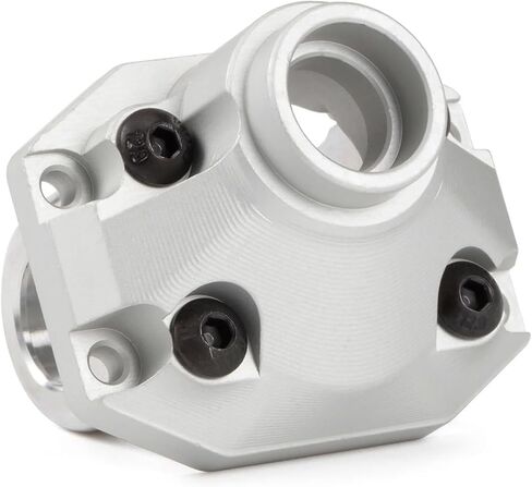 Aluminum Front Rear Diff Cover Bearing Retainers Third Member Set for Vanquish F10 Portal/Straight Axle H10 Optic Upgrade (Rear Diff Cover BK) in Kuwait