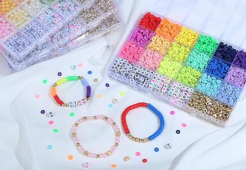 Xiannvxi 1260pcs head beads kit for stired switcle 18color 6mm ملونة لؤلؤة kandi kands kit for jews in Kuwait