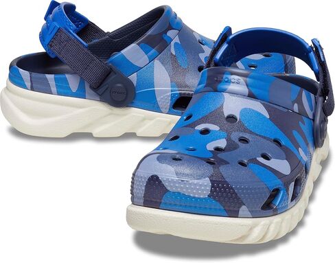 Crocs Unisex-Child Duet Max Ii Clog, Storm, 4 Big Kid in Saudi Arabia