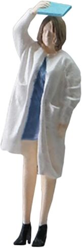 1/32 Doctor Figures 1:32 Doctor Figurine Simulation Figurines 1/32 Scale Miniature Model Figures for DIY Projects Miniature Scenes, Blue Male in Kuwait