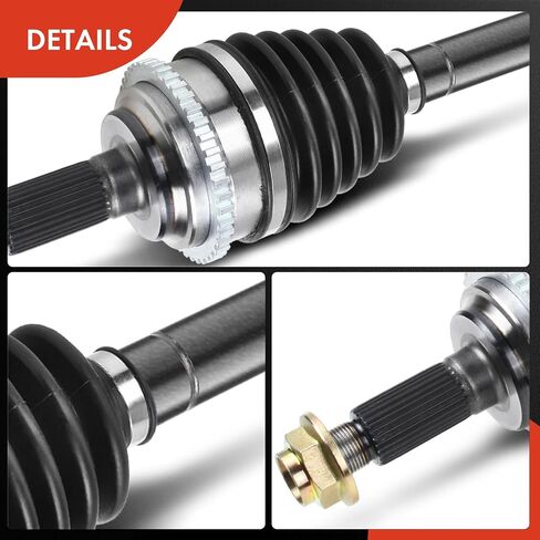 مجموعة عمود محور السيرة الذاتية الممتازة متوافقة مع Ford Fusion 2010-2012 وMercury Milan 2010-2011، ناقل حركة أوتوماتيكي L4 2.5L، جانب السائق الأيسر الأمامي، استبدال # AE5Z3A427B in Kuwait
