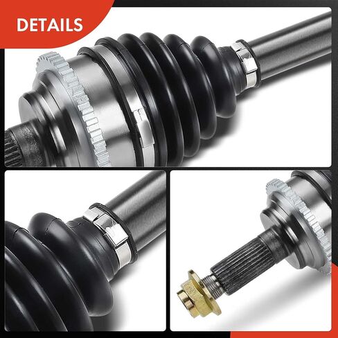 مجموعة عمود محور السيرة الذاتية الممتازة متوافقة مع Ford Fusion 2010-2012 وMercury Milan 2010-2011، ناقل حركة أوتوماتيكي L4 2.5L، جانب السائق الأيسر الأمامي، استبدال # AE5Z3A427B in Kuwait