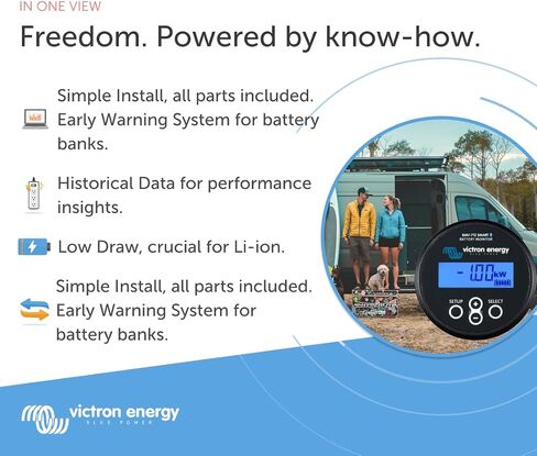 Victron Energy BMV-712 Smart Battery Monitor (Black) in Saudi Arabia
