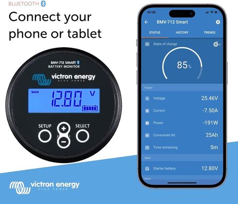 Victron Energy BMV-712 Smart Battery Monitor (Black) in Saudi Arabia