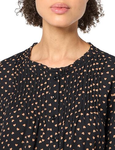 Women's Pintuck Button Down Blouse in Kuwait
