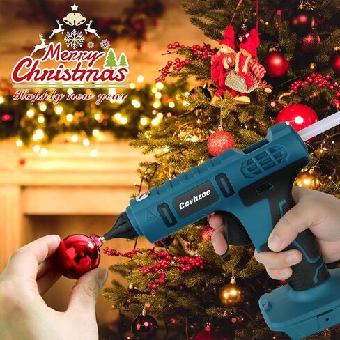 100W Hot Glue Gun, Cordless Glue Gun for Milwaukee 18V Lithium-Ion Battery with 20Pcs 0.43" Glue Sticks and Insulated Copper Nozzle, Hot Glue Gun Kit (Tool Only, Battery NOT Included) in Kuwait