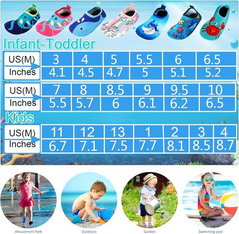 Bigib Toddler Kids Infant Boys Girls Water Shoes Aqua Socks in Saudi Arabia