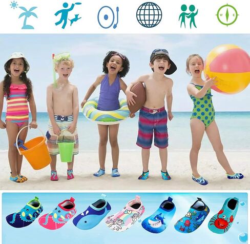 Bigib Toddler Kids Infant Boys Girls Water Shoes Aqua Socks in Saudi Arabia
