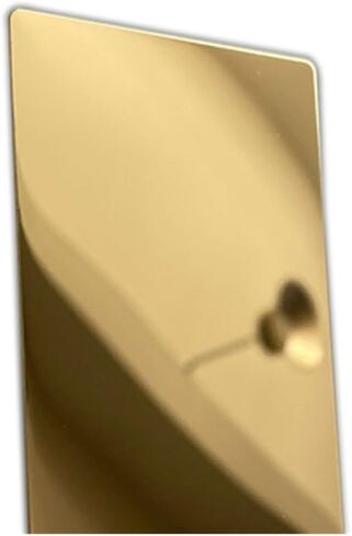 10pcs Pack 304 201 Stainless Steel Thick 0.4mm Metal Cards Blanks Card Engraving DIY Gift Cards(Mirror Gold,88 x 53 x 0.4mm) in Saudi Arabia