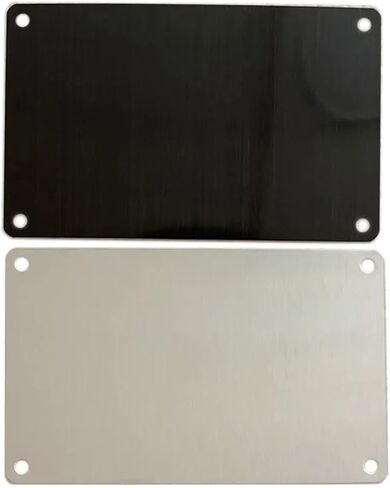 10pcs Pack 304 201 Stainless Steel Thick 0.4mm Metal Cards Blanks Card Engraving DIY Gift Cards(Mirror Gold,88 x 53 x 0.4mm) in Saudi Arabia