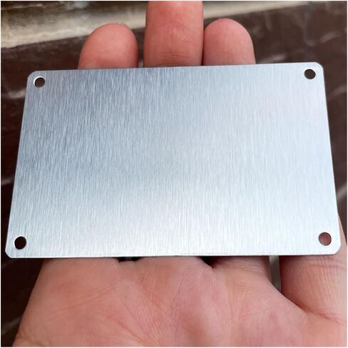 10pcs Pack 304 201 Stainless Steel Thick 0.4mm Metal Cards Blanks Card Engraving DIY Gift Cards(Mirror Gold,88 x 53 x 0.4mm) in Saudi Arabia