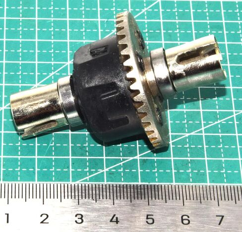 Front Rear Differential Gears Compatible with MJX Hyper Go 10208 10402 1/10 RC Upgrade Parts (Silver) in Saudi Arabia