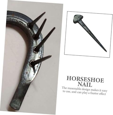 Toyandona 50pcs Horseshoe Nails منصات الفرامل الخلفية المتوافقة in Kuwait