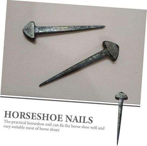 Toyandona 50pcs Horseshoe Nails منصات الفرامل الخلفية المتوافقة in Kuwait