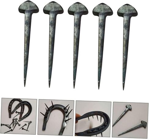 Toyandona 50pcs Horseshoe Nails منصات الفرامل الخلفية المتوافقة in Kuwait