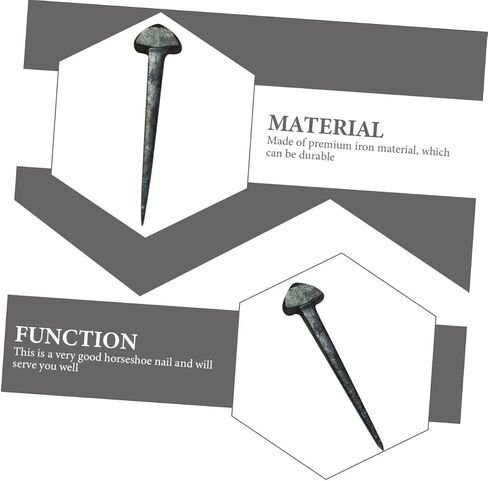 Toyandona 50pcs Horseshoe Nails منصات الفرامل الخلفية المتوافقة in Kuwait